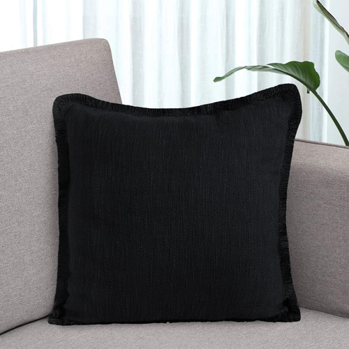 LR Home Aspen 07859 Jet Black Pillow