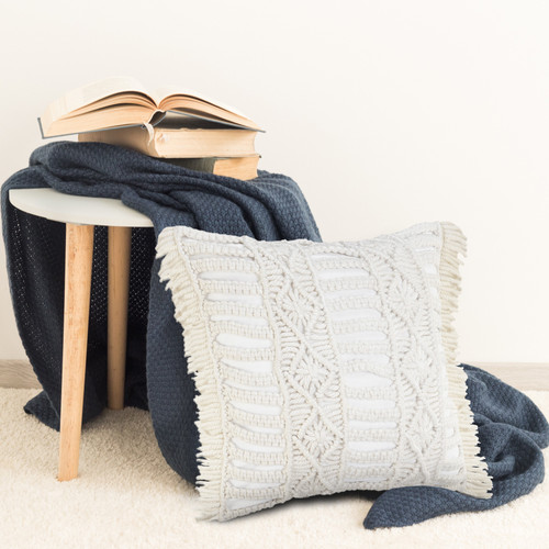 LR Home Atlantis 07586 White Pillow