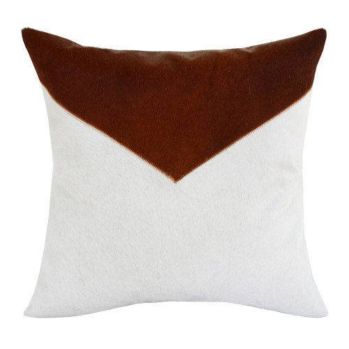 LR Home Austin 08138 Ivory Brown Pillow
