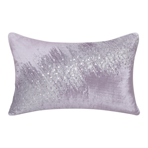 LR Home Cosmopolitan 08569 Gray Silver Pillow