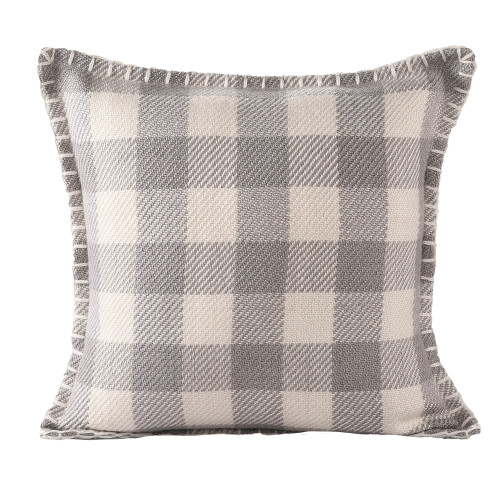 LR Home Denver 08204 Light Gray Ivory Pillow