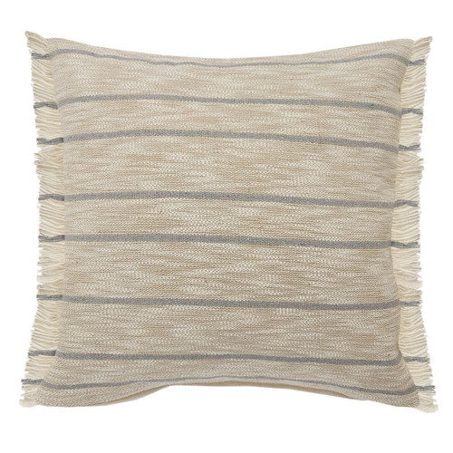 LR Home Drew 07635 Taupe Dusty Blue Pillow