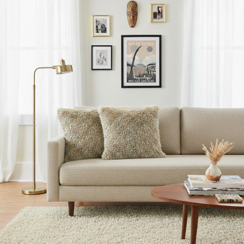 LR Home Elliott 07525 Taupe Pillow