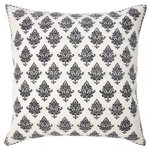 LR Home Fantasy 07799 White Black Pillow