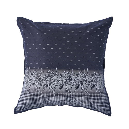 LR Home Felicity 07477 Navy White Pillow