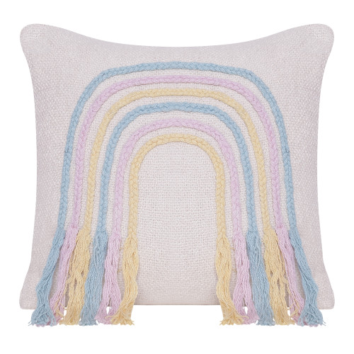 LR Home Groove 08092 Off-White Multi Pillow