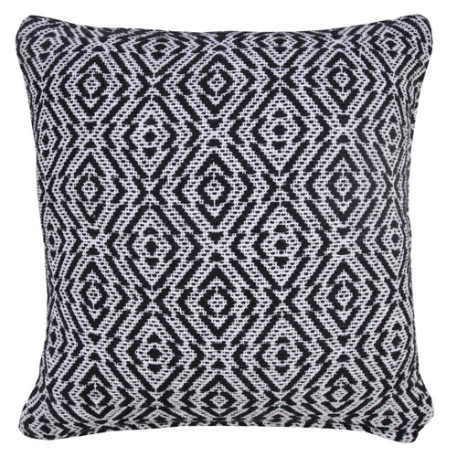 LR Home Insignia 07776 Black White Pillow