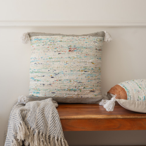 LR Home Revive 07964 Dove Multi Pillow