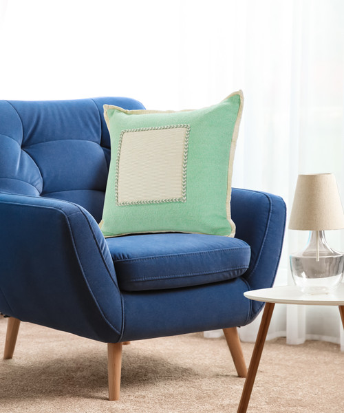 LR Home Riviera 07703 Pastel Green Pillow