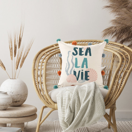 LR Home Seabrook 07981 Multi Pillow