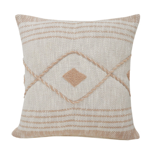 LR Home Seashore 07585 Peach White Pillow