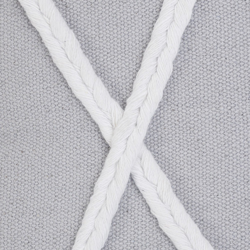 LR Home Seashore 07632 Light Gray White Pillow