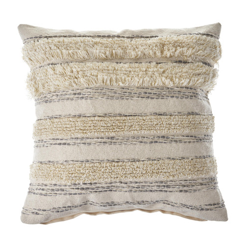 LR Home Soiree 07321 Cream Gray Pillow