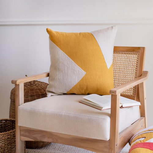 LR Home Stacy Garcia 08413 Ochre ivory Pillow