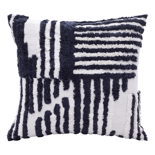 LR Home Stacy Garcia 08440 Navy white Pillow