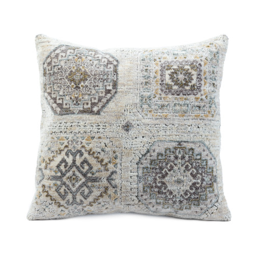 LR Home Vienna 08803 Light Gray Ivory Pillow