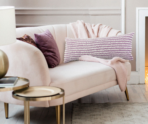 LR Home Wispy Ways 07709 Lavender Mist Pillow