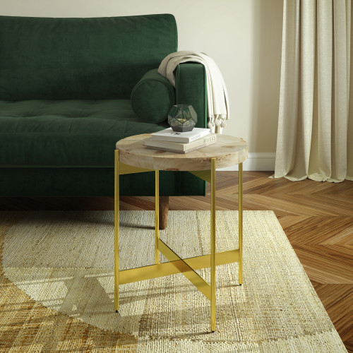 LR Home Summerfield 03930 Brown Side Table