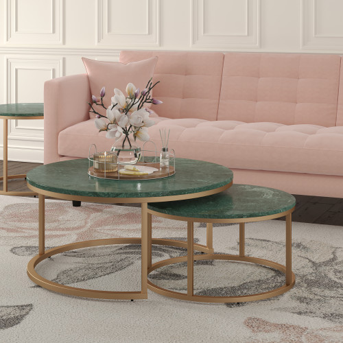 LR Home Verdant 03921 Green Coffee Table