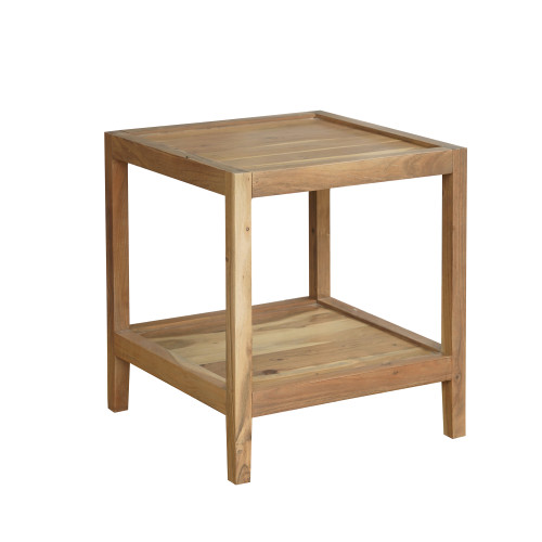 LR Home Malibu 03920 Light Brown Side Table