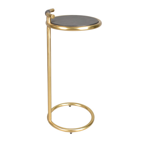 LR Home Martini 46272 Black Gold Side Table