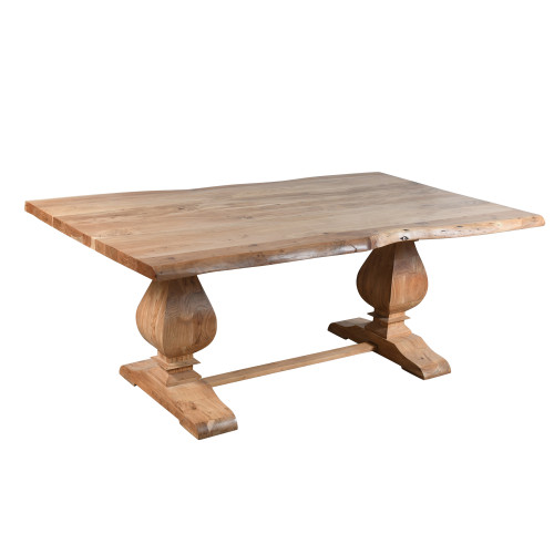 LR Home Finley 35013 Natural Finish Dining Table