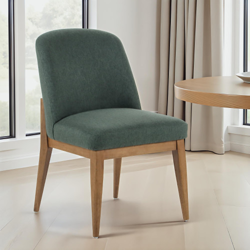 LR Home Nova 46220 Green Brown Dining Chair