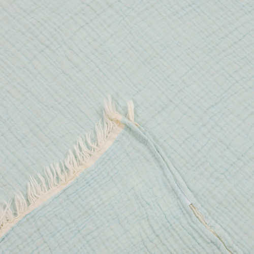 LR Home Sandy 80393 Aqua Blue Throw Blanket