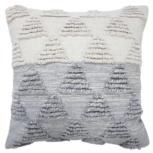 LR Home Luxe 07852 Heathered Gray Off-White Pillow