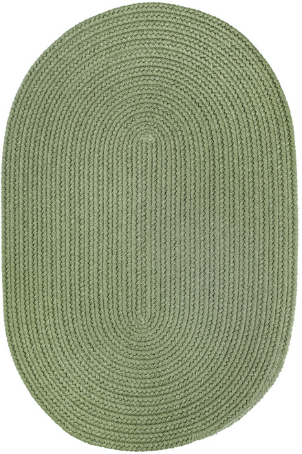Rhody Solid Poly S017 Olive Area Rug