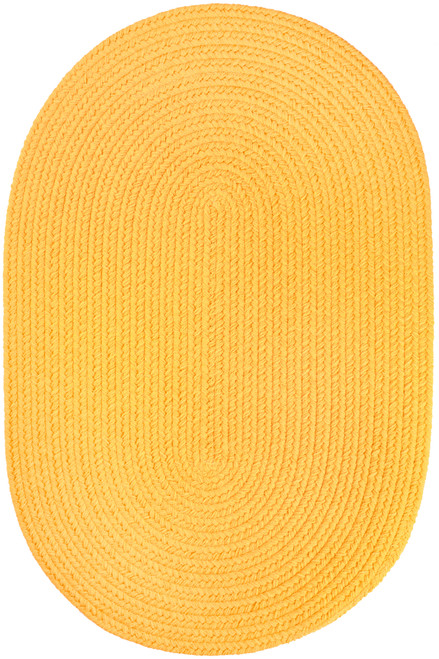Rhody Solid Poly S041 Daffodil Area Rug