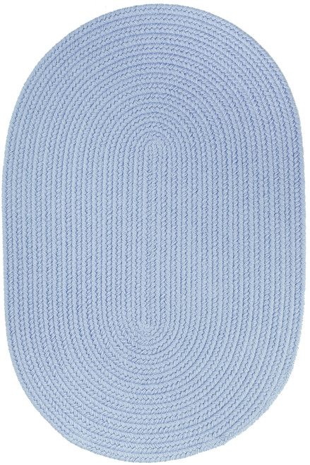 Rhody Solid Poly S046 Hydrangea Area Rug