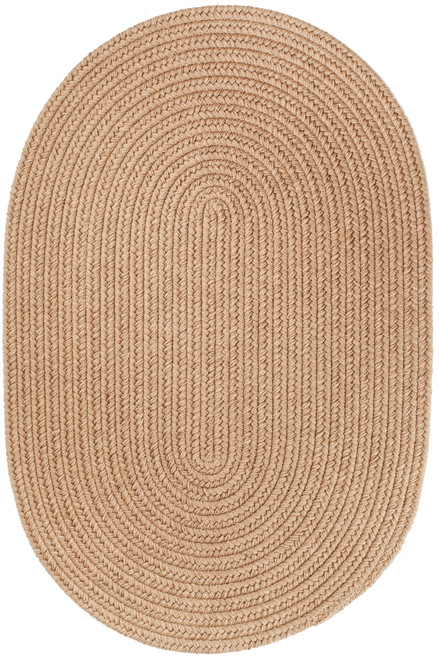Rhody Solid Wool S114 Taupe Area Rug