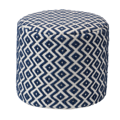Jaipur Lenon LNN03 Blue Pouf