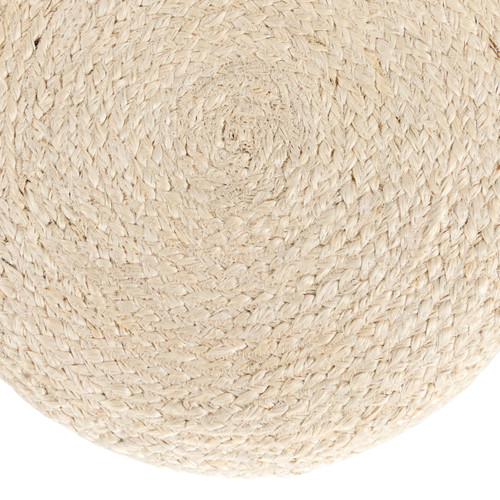 Jaipur Saba Stool SBT03 White Pouf