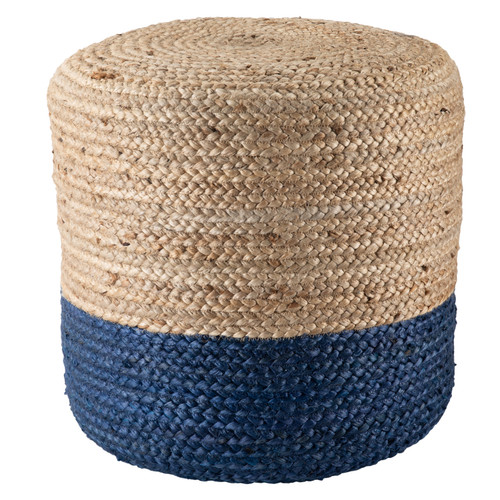 Jaipur Saba SAA18 Blue Pouf