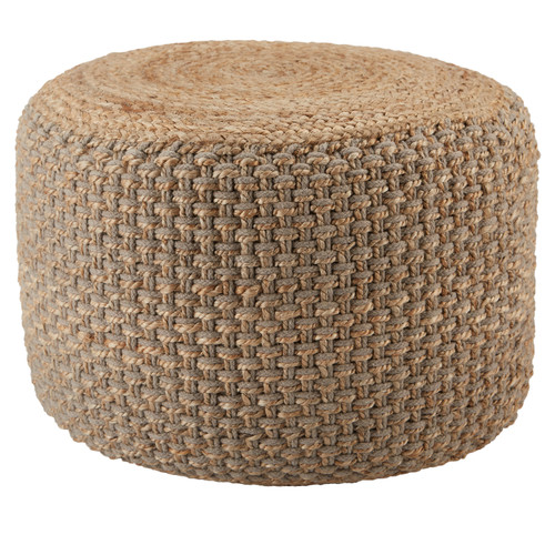 Jaipur Saba SAA20 Gray Pouf