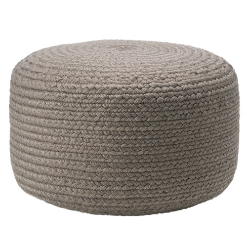 Jaipur Saba Solar SAS13 Gray Pouf