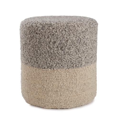 Jaipur Folke FOL01 Gray Pouf