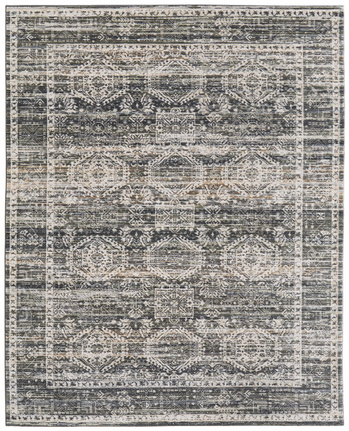 Feizy Augustine 39Tuf Black Multi Rug