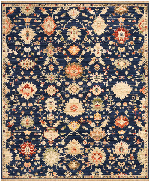 Nourison Antique Bloom ANB01 Navy Rug