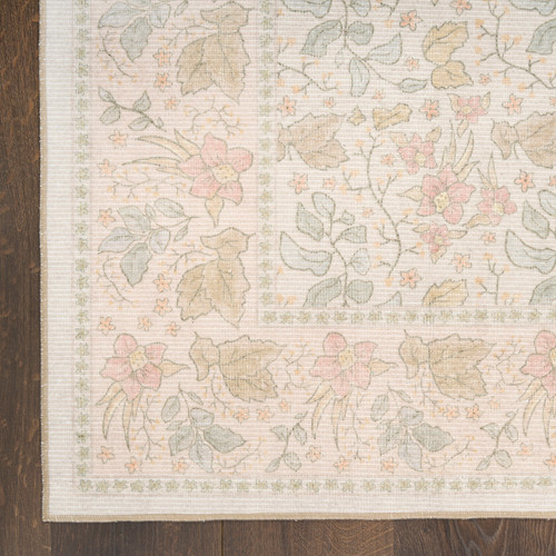 Nourison Botanical Washables BOT03 Beige Multicolor Rug
