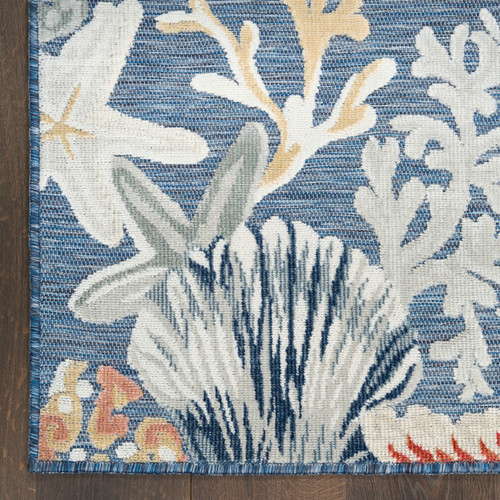 Nourison Suncoast SNC04 Denim Multicolor Rug