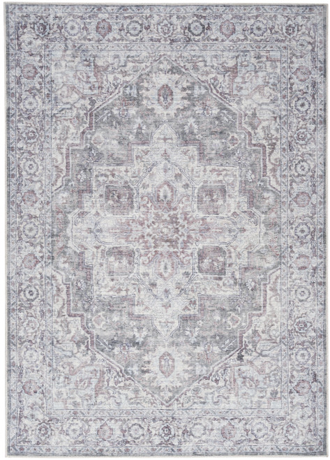 Nourison New Concept Washables SR101 Ivory Grey Rug