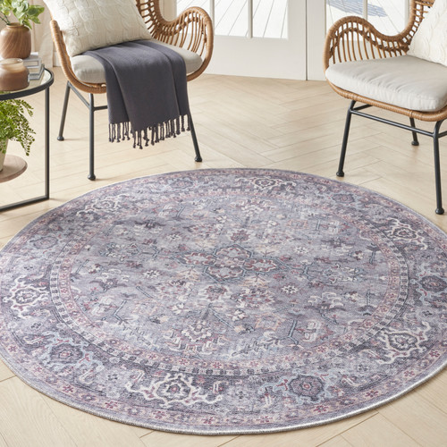 Nourison New Concept Washables SR104 Grey Rug