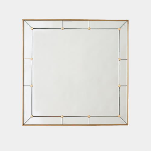 GV Design Claus Stud Mirror-Brushed Brass Mirror