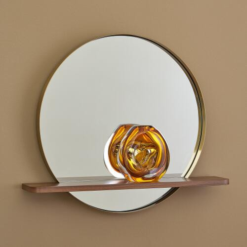 GV Design Swot Mirror with Shelf Mirror