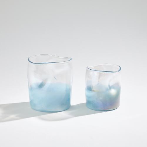 GV Design Woozy Clear Blue Vase