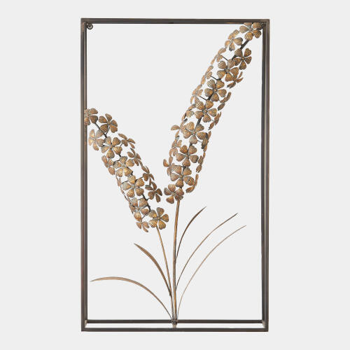 GV Design White Lavender Wall Decor Wall Sculpture