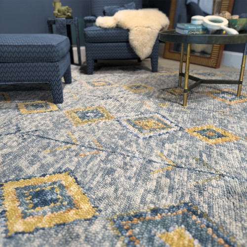 Capel Morocco 1105-440 Indigo Multi Rug